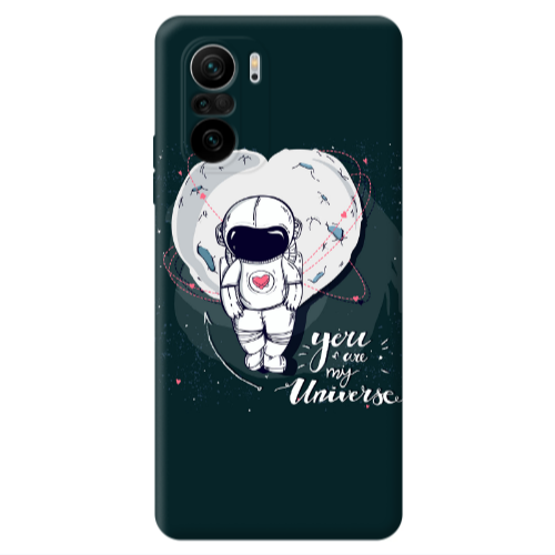 Xiaomi Poco F3 You are my universe Transparent Silicone TPU Θήκη