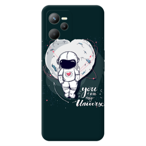 Realme C35 You are my universe Transparent Silicone TPU Θήκη
