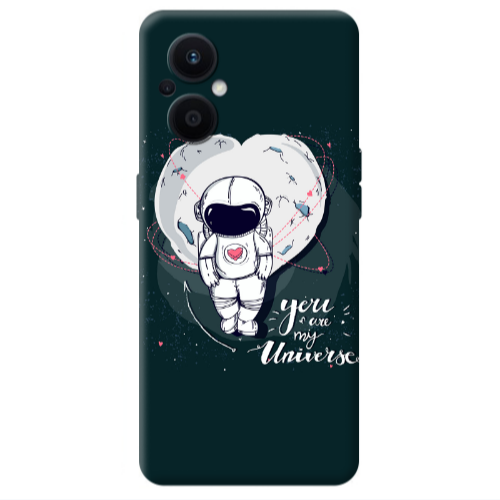 Oppo Reno 7 Lite You are my universe Transparent Silicone TPU Θήκη