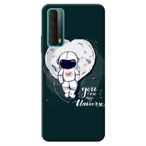 Huawei P Smart 2021 You are my universe Transparent Silicone TPU Θήκη
