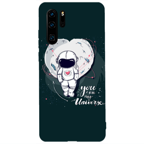 Huawei P30 Pro You are my universe Transparent Silicone TPU Θήκη