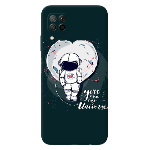 Huawei P40 Lite You are my universe Transparent Silicone TPU Θήκη
