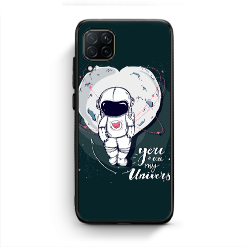 Huawei P40 Lite You are my universe Black Glossy Θήκη