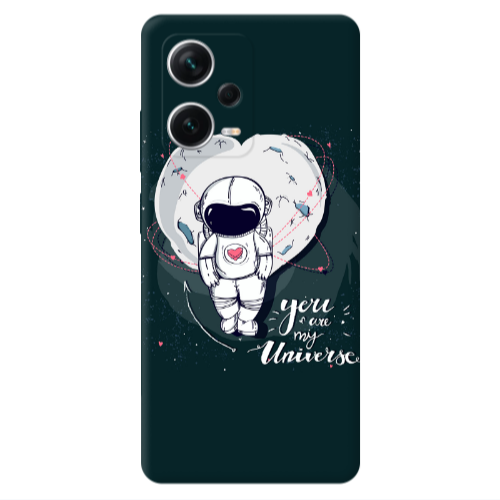 Xiaomi Redmi Note 12 5G You are my universe Transparent Silicone TPU Θήκη