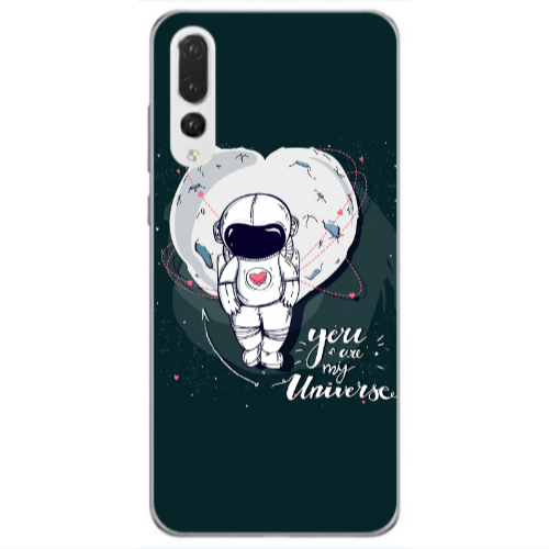 Huawei P20 Pro You are my universe Transparent Silicone TPU Θήκη