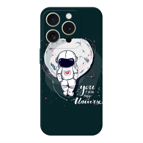 Apple iPhone 15 Pro Max You are my universe Transparent Silicone TPU Θήκη