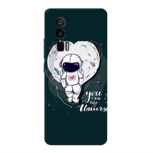 Xiaomi Poco F5 Pro You are my universe Transparent Silicone TPU Θήκη