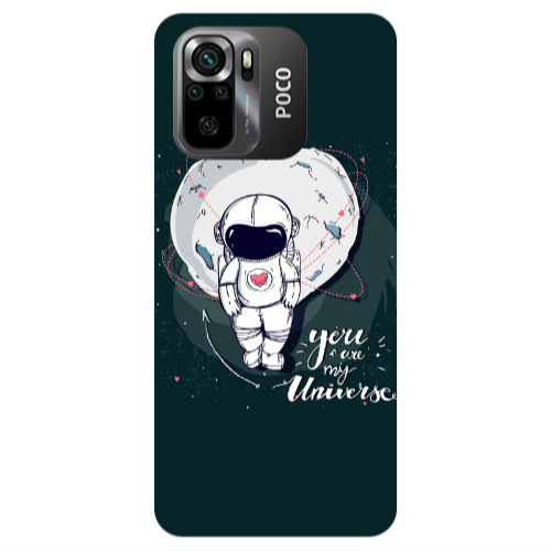Xiaomi Poco M5 s You are my universe Transparent Silicone TPU Θήκη