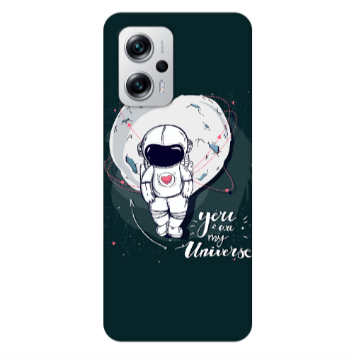 Xiaomi Poco X4 GT You are my universe Transparent Silicone TPU Θήκη