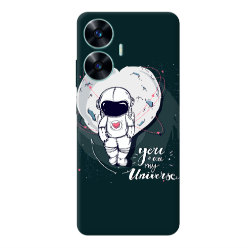 Realme C55 You are my universe Transparent Silicone TPU Θήκη