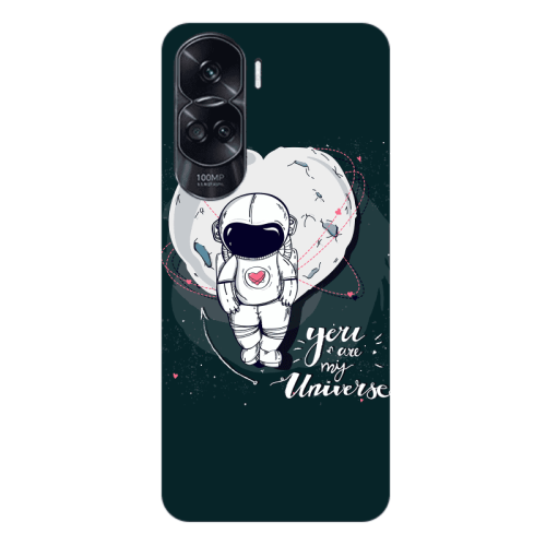 Honor 90 Lite 5G You are my universe Transparent Silicone TPU Θήκη