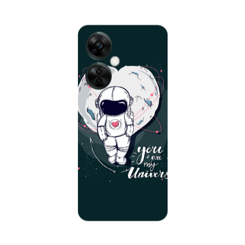 Oneplus Nord CE 3 Lite 5G You are my universe Transparent Silicone TPU Θήκη