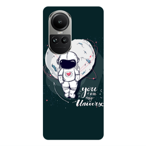 Oppo Reno10 5G You are my universe Transparent Silicone TPU Θήκη