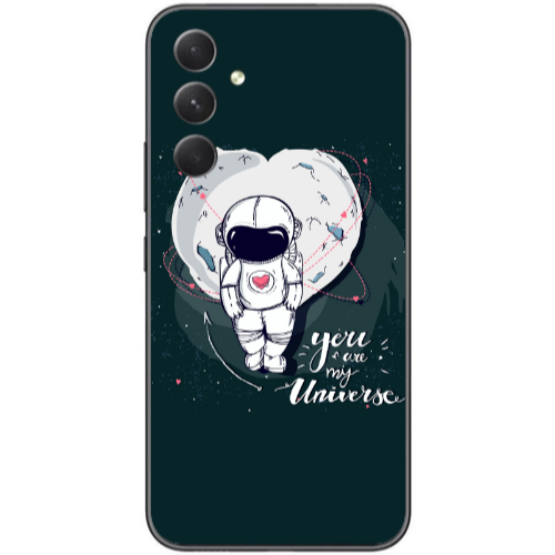 Samsung Galaxy A25 You are my universe Transparent Silicone TPU Θήκη