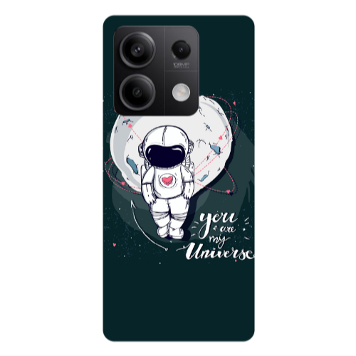Xiaomi Redmi Note 13 5G You are my universe Transparent Silicone TPU Θήκη