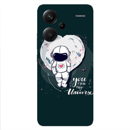 Xiaomi Redmi Note 13 Pro+ 5G  You are my universe Transparent Silicone TPU Θήκη