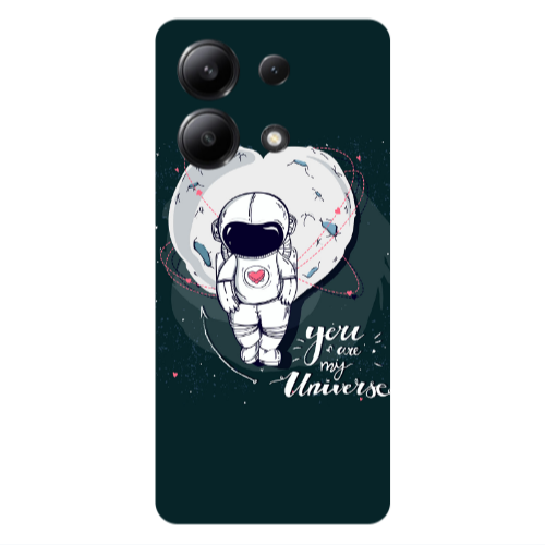 Xiaomi Redmi Note 13 4G You are my universe Transparent Silicone TPU Θήκη