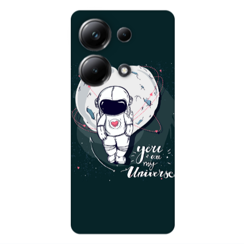 Xiaomi Poco M6 Pro 4G You are my universe Transparent Silicone TPU Θήκη