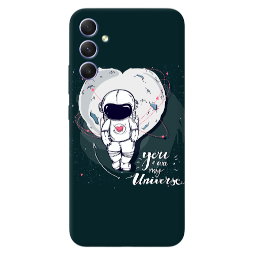 Samsung A16 You are my universe Transparent Silicone TPU Θήκη