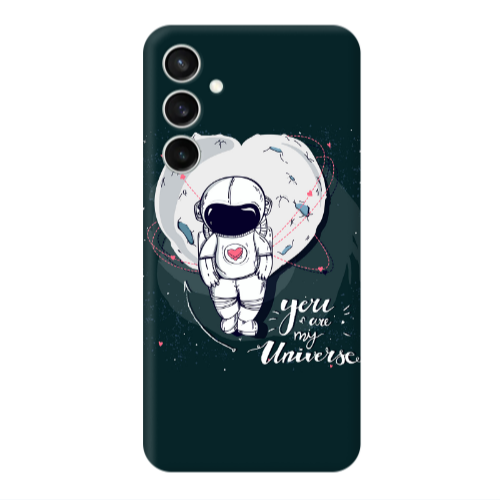 Samsung S24 FE You are my universe Transparent Silicone TPU Θήκη