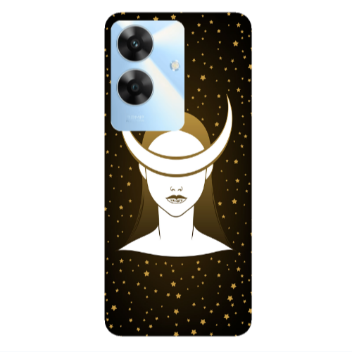Realme Note 60 Moon eyes Transparent Silicone TPU Θήκη