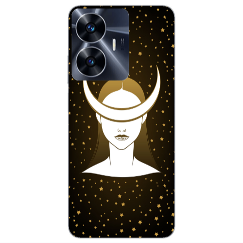 Realme Note 50 Moon eyes Transparent Silicone TPU Θήκη