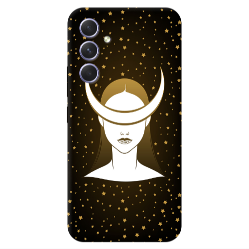 Samsung A56 Moon eyes Transparent Silicone TPU Θήκη