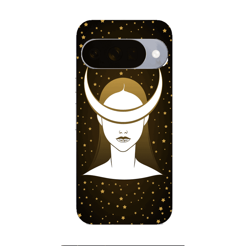 Google Pixel 10 Moon eyes Transparent Silicone TPU Θήκη