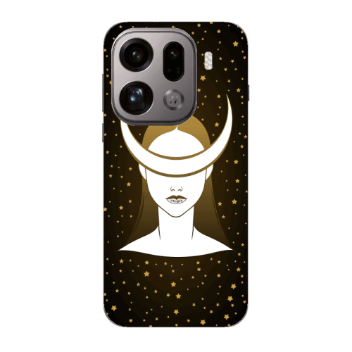 Oppo Find X9 Pro Moon eyes Transparent Silicone TPU Θήκη