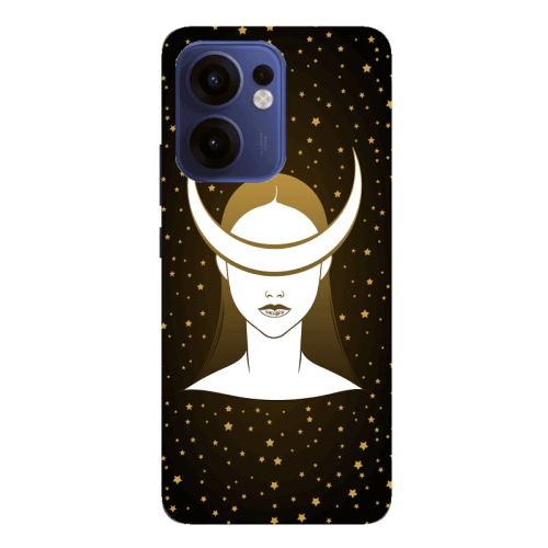 Oppo Reno13 FS Moon eyes Transparent Silicone TPU Θήκη