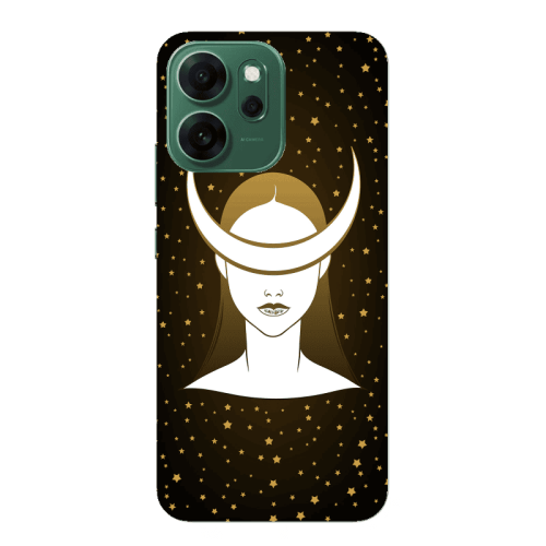 Oppo 14 F Moon eyes Transparent Silicone TPU Θήκη