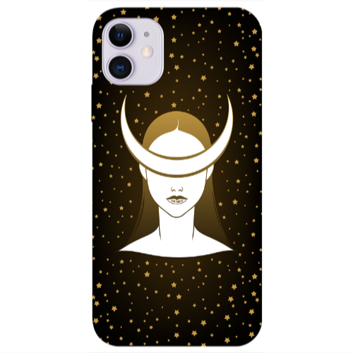 Apple iPhone 11  Moon eyes Transparent Silicone TPU Θήκη