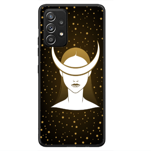 Samsung A53 Moon eyes Black Glossy Θήκη
