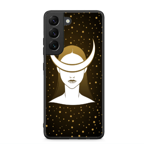 Samsung S22 Plus Moon eyes Black Glossy Θήκη