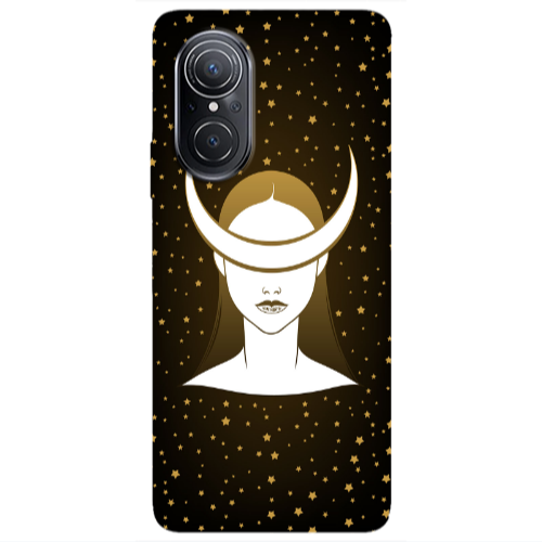 Huawei Nova 9 SE Moon eyes Transparent Silicone TPU Θήκη