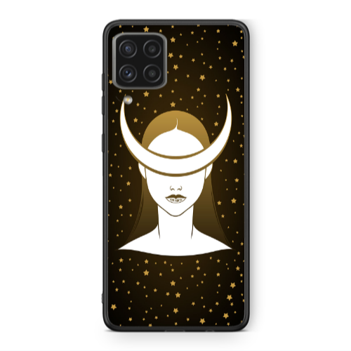 Samsung A22 4G Moon eyes Black Glossy Θήκη
