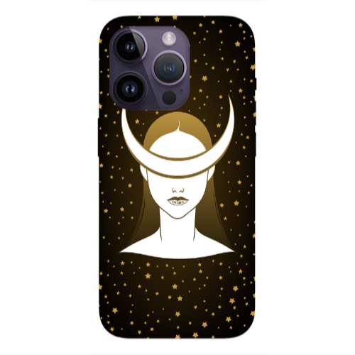 Apple iPhone 14 Pro  Moon eyes Transparent Silicone TPU Θήκη