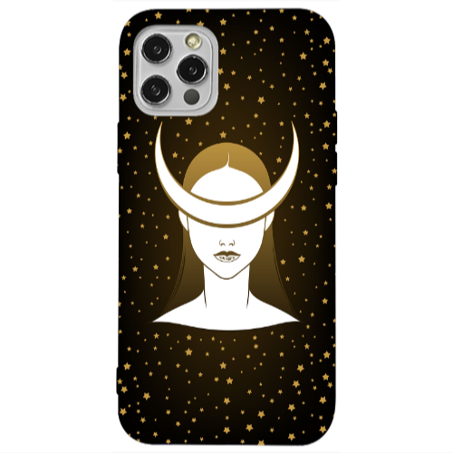 Apple iPhone 12 Pro Moon eyes Transparent Silicone TPU Θήκη