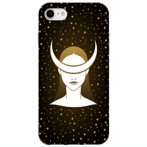 Apple iPhone 7 Moon eyes Transparent Silicone TPU Θήκη