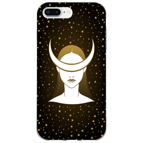 Apple iPhone 7 Plus Moon eyes Transparent Silicone TPU Θήκη