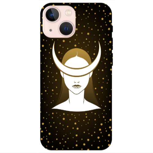 Apple iPhone 13 Mini Moon eyes Transparent Silicone TPU Θήκη