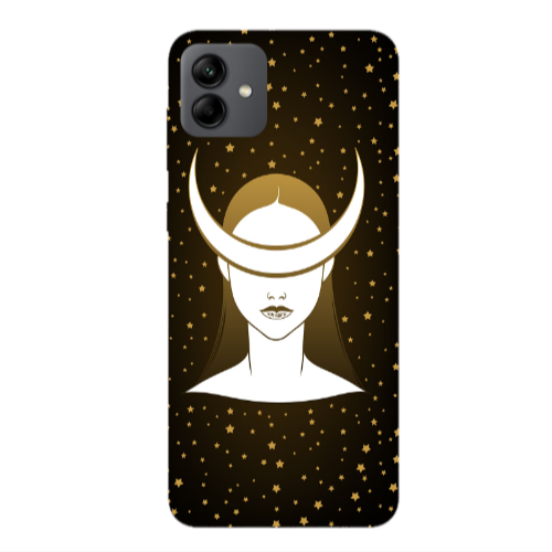 Samsung A04 Moon eyes Transparent Silicone TPU Θήκη