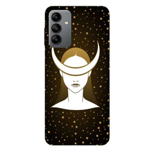 Samsung A04S Moon eyes Transparent Silicone TPU Θήκη