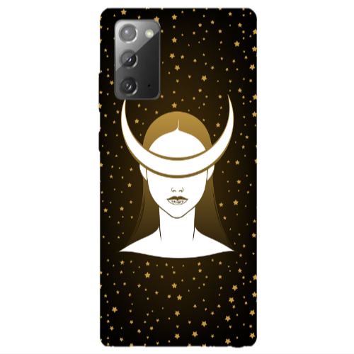 Samsung Note 20 Moon eyes Transparent Silicone TPU Θήκη