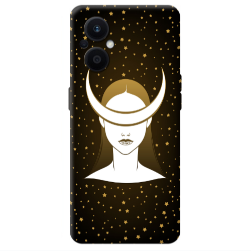 Oppo Reno 7 Lite Moon eyes Transparent Silicone TPU Θήκη