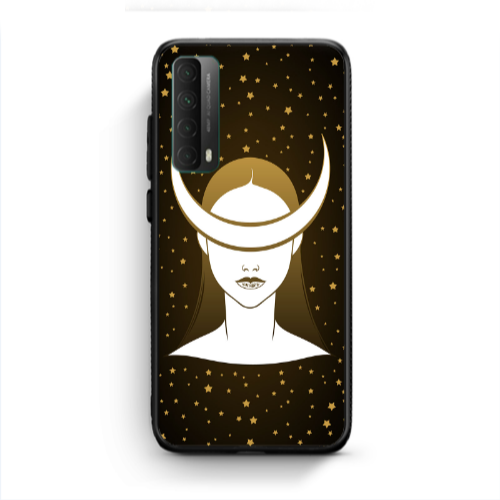 Huawei P Smart 2021 Moon eyes Black Glossy Θήκη