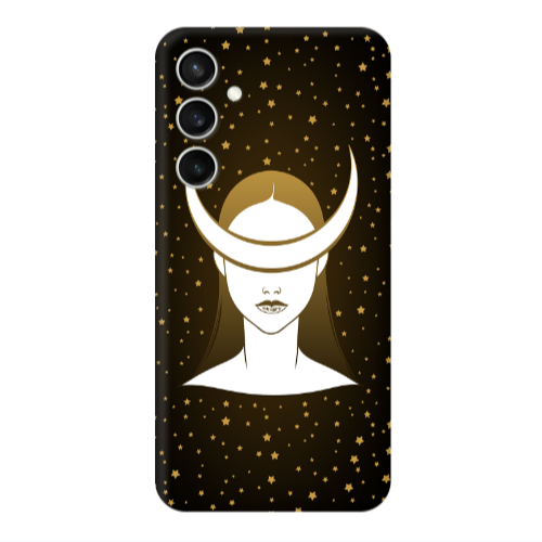 Samsung S23FE Moon eyes Transparent Silicone TPU Θήκη