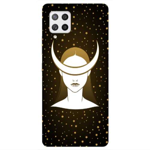 Samsung A42 5G Moon eyes Transparent Silicone TPU Θήκη