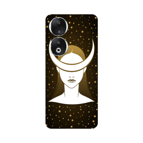 Honor 90 5G Moon eyes Transparent Silicone TPU Θήκη