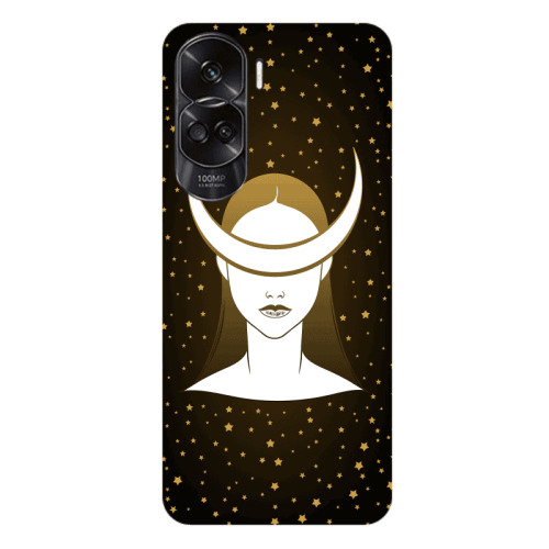 Honor 90 Lite 5G Moon eyes Transparent Silicone TPU Θήκη